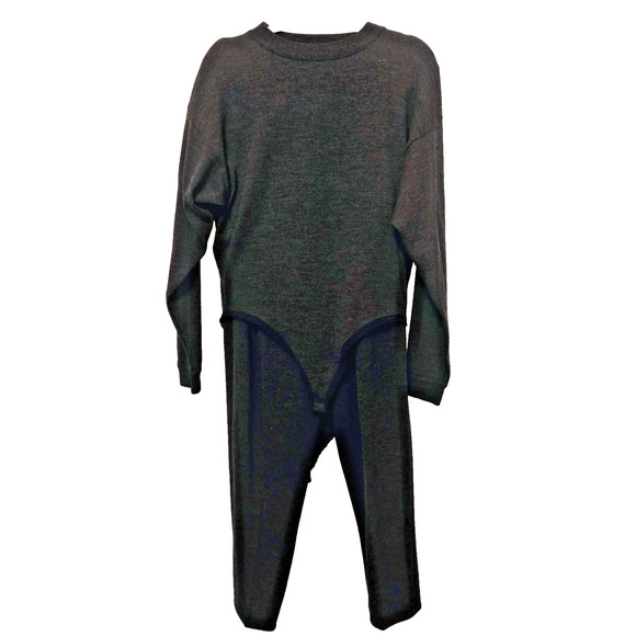 DKNY Vintage gray wool 2 piece sweater and pant set M - Picture 2 of 16